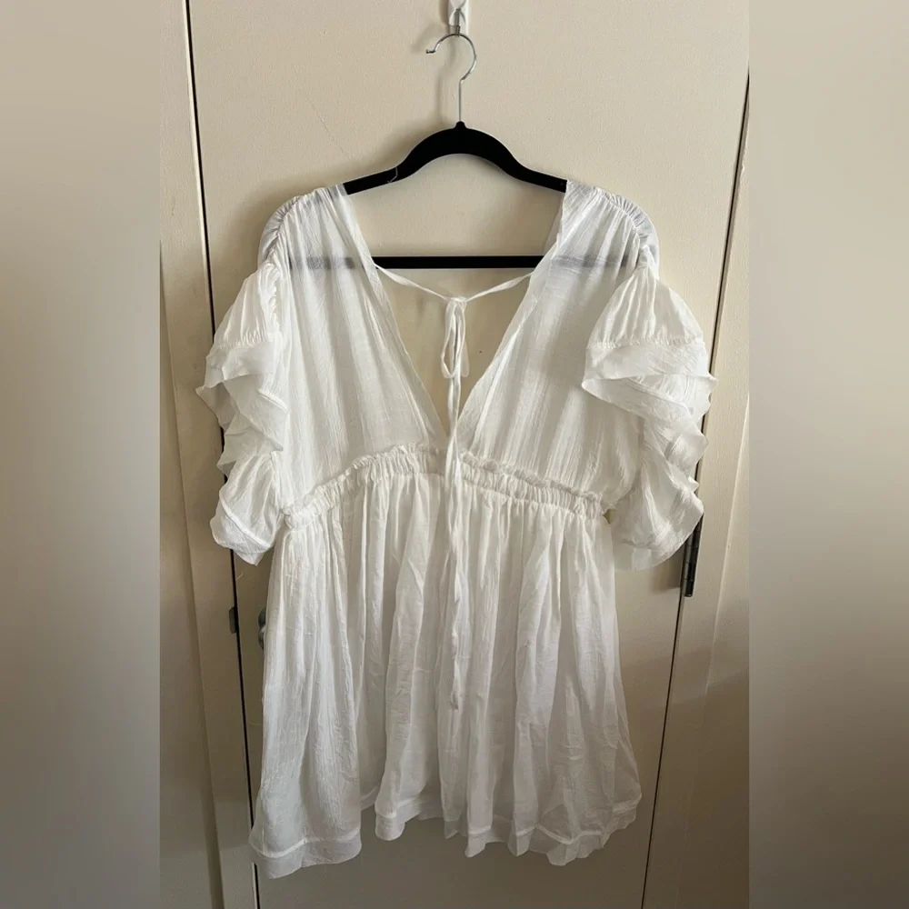 Jardin White Button-Down Dress - Picture 12 of 15